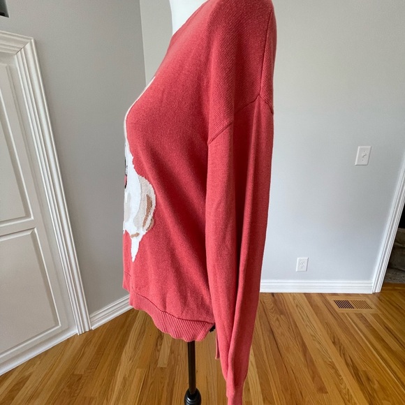 Corgi sweater by Time & Tru size S 4/6 long sleeve corgi with crown Corgi butt - Picture 15 of 15